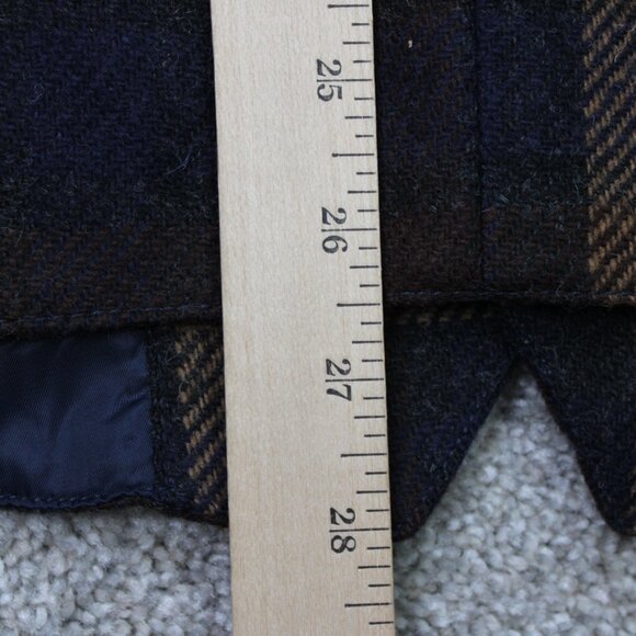 Madison Creek Wool Vest NWT Mens 2XL XXL Brown/Blue Plaid Asheville Poly Lined - Picture 14 of 16